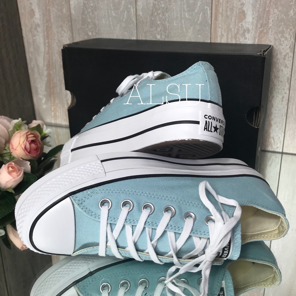 Converse Ctas Lift OX Ocean Bliss W AUTHENTIC - Picture 6 of 8